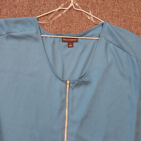 Blue Blouse, Women's, Size 1x - Picture 3 of 4